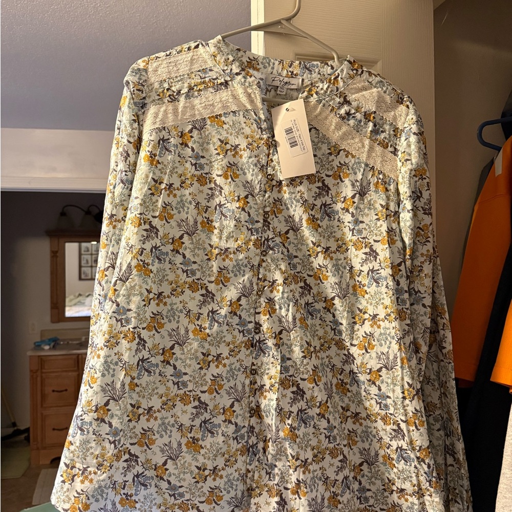 Floral Long Sleeve Blouse
